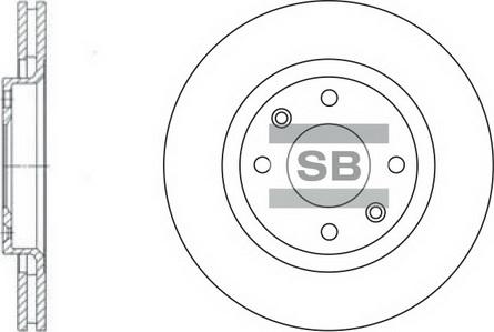 Hi-Q SD5001 - Тормозной диск www.autospares.lv