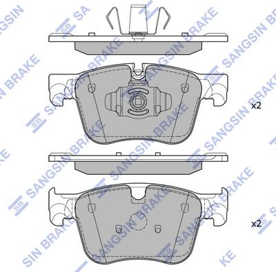 Hi-Q SP4032A - Bremžu uzliku kompl., Disku bremzes autospares.lv