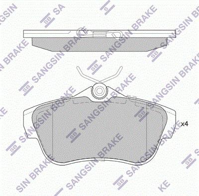 Hi-Q SP4149 - Bremžu uzliku kompl., Disku bremzes autospares.lv