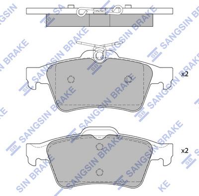 Hi-Q SP4254 - Bremžu uzliku kompl., Disku bremzes autospares.lv