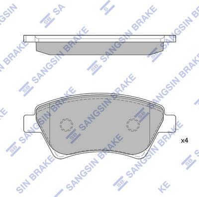 Hi-Q SP1413 - Bremžu uzliku kompl., Disku bremzes autospares.lv