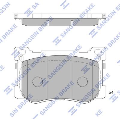 Hi-Q SP1547 - Bremžu uzliku kompl., Disku bremzes autospares.lv