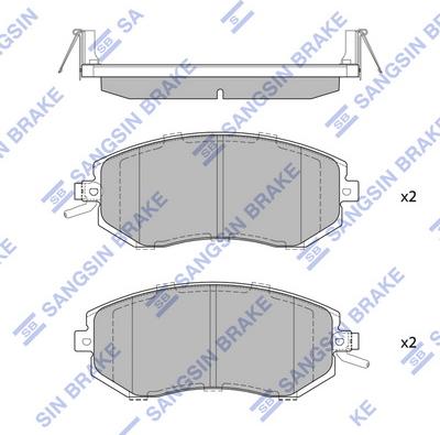 Hi-Q SP1553 - Bremžu uzliku kompl., Disku bremzes www.autospares.lv