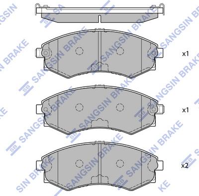 Hi-Q SP1054F - Bremžu uzliku kompl., Disku bremzes www.autospares.lv