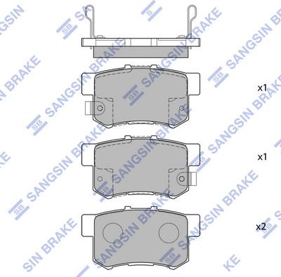 Hi-Q SP1076-R - Bremžu uzliku kompl., Disku bremzes www.autospares.lv