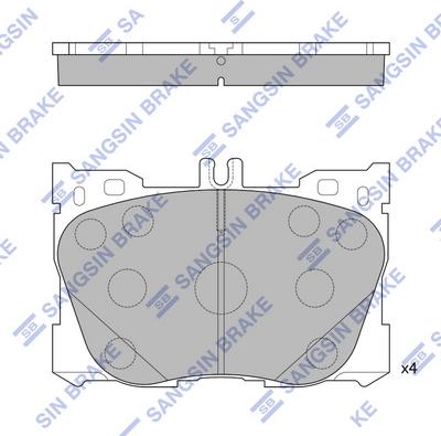 Hi-Q SP1871 - Bremžu uzliku kompl., Disku bremzes www.autospares.lv