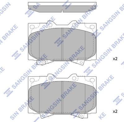 Hi-Q SP1379 - Bremžu uzliku kompl., Disku bremzes www.autospares.lv