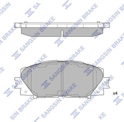 Hi-Q SP1377 - Bremžu uzliku kompl., Disku bremzes autospares.lv