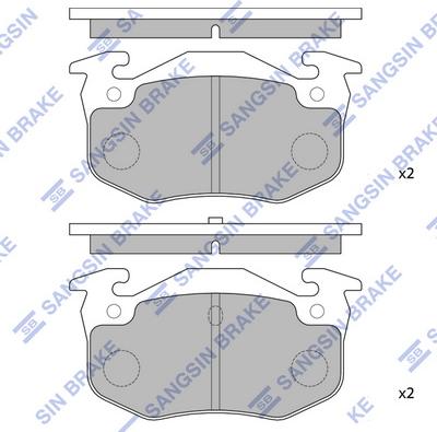 Hi-Q SP1242 - Bremžu uzliku kompl., Disku bremzes autospares.lv