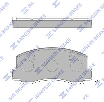 Hi-Q SP1211 - Brake Pad Set, disc brake www.autospares.lv