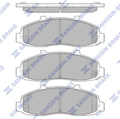 Hi-Q SP1282 - Bremžu uzliku kompl., Disku bremzes www.autospares.lv