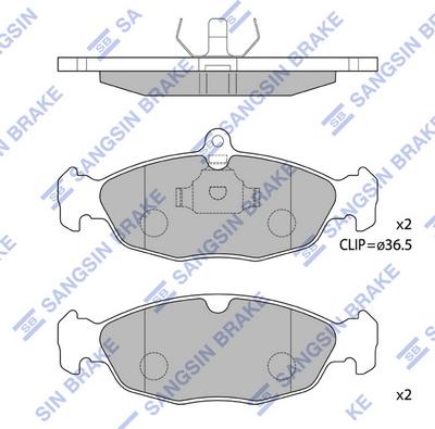 Hi-Q SP1220 - Bremžu uzliku kompl., Disku bremzes autospares.lv