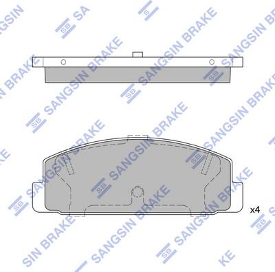 Hi-Q SP2028 - Bremžu uzliku kompl., Disku bremzes www.autospares.lv