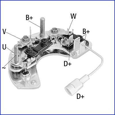 Hitachi 139620 - Rectifier, alternator www.autospares.lv