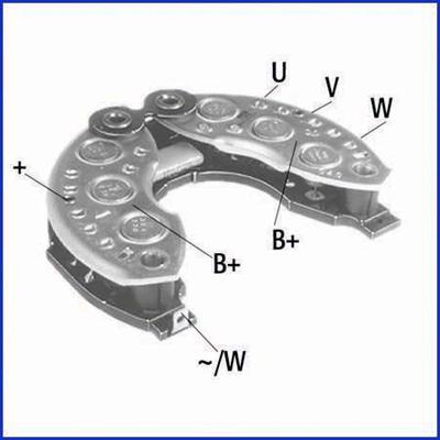 Hitachi 139671 - Rectifier, alternator www.autospares.lv