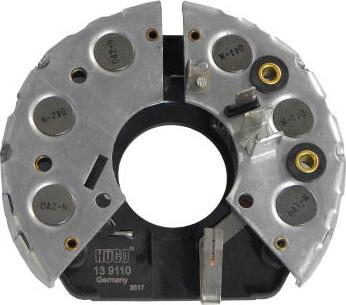 Hitachi 139110 - Rectifier, alternator www.autospares.lv