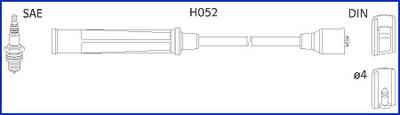 Hitachi 134576 - Augstsprieguma vadu komplekts www.autospares.lv