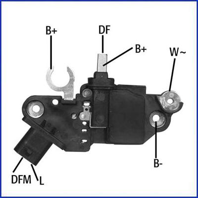 Hitachi 130595 - Voltage regulator, alternator www.autospares.lv