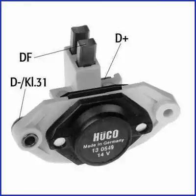 HITACHI 130549 - Ģeneratora sprieguma regulators www.autospares.lv