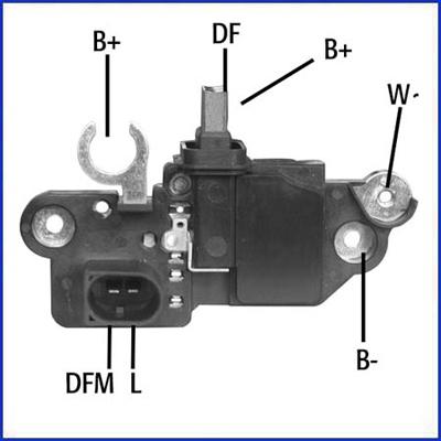 Hitachi 130577 - Voltage regulator, alternator www.autospares.lv