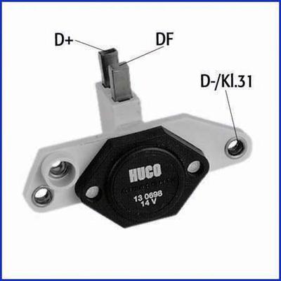 Hitachi 130698 - Ģeneratora sprieguma regulators autospares.lv