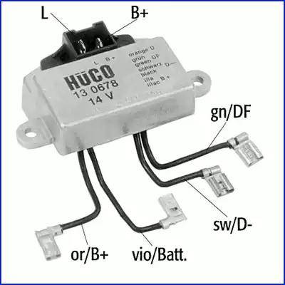 Hitachi 130678 - Регулятор напряжения, генератор www.autospares.lv