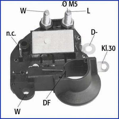 Hitachi 130796 - Ģeneratora sprieguma regulators autospares.lv