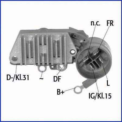 Hitachi 132940 - Ģeneratora sprieguma regulators www.autospares.lv