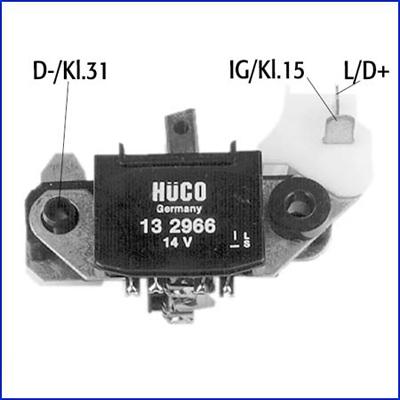 Hitachi 132966 - Ģeneratora sprieguma regulators www.autospares.lv