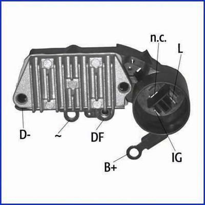 Hitachi 132976 - Регулятор напряжения, генератор www.autospares.lv