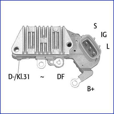 Hitachi 132890 - Регулятор напряжения, генератор www.autospares.lv