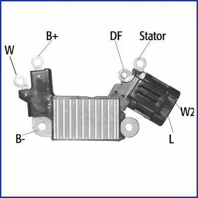 Hitachi 132866 - Voltage regulator, alternator www.autospares.lv