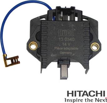 Hitachi 2500340 - Voltage regulator, alternator www.autospares.lv