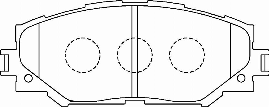 Hitachi BRPC00865A - Bremžu uzliku kompl., Disku bremzes www.autospares.lv