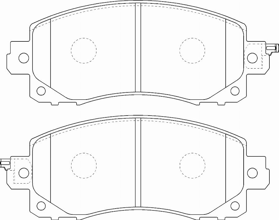 Hitachi BRPC01158A - Bremžu uzliku kompl., Disku bremzes www.autospares.lv