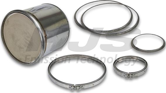 HJS 93 53 5016 - Nosēdumu / Daļiņu filtrs, Izplūdes gāzu sistēma www.autospares.lv