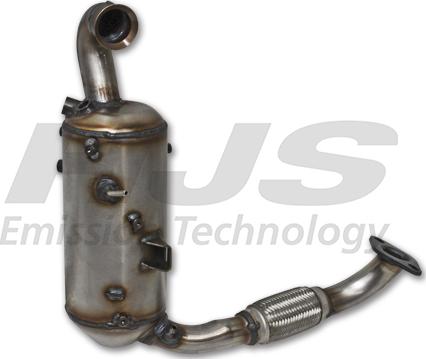 HJS 93 15 5038 - Сажевый / частичный фильтр, система выхлопа ОГ www.autospares.lv