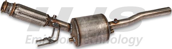 HJS 93 11 5241 - Nosēdumu / Daļiņu filtrs, Izplūdes gāzu sistēma www.autospares.lv