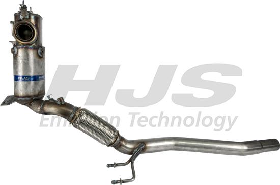 HJS 93 11 5200 - Nosēdumu / Daļiņu filtrs, Izplūdes gāzu sistēma www.autospares.lv