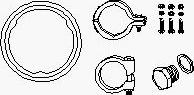 HJS 82 12 9119 - Montāžas komplekts, Katalizators autospares.lv