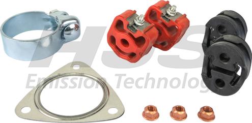 HJS 82 32 6988 - Монтажный комплект, сажевый / частичный фильтр www.autospares.lv