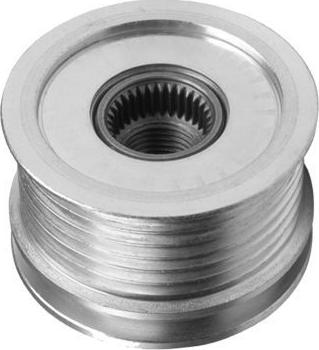 Hoffer 45016 - Pulley, alternator, freewheel clutch www.autospares.lv