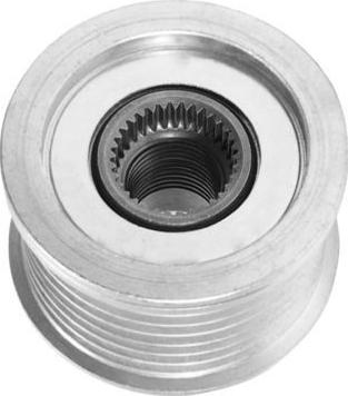 Hoffer 45077 - Pulley, alternator, freewheel clutch www.autospares.lv