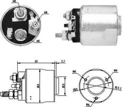 Hoffer 46063 - Ievilcējrelejs, Starteris autospares.lv