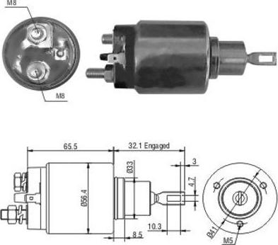 Hoffer 46067 - Ievilcējrelejs, Starteris www.autospares.lv