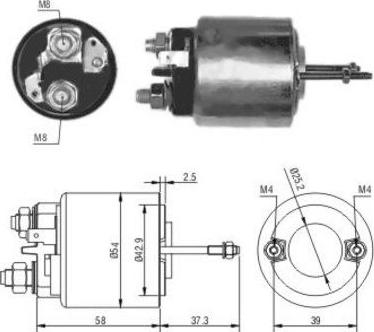 Hoffer 46009 - Ievilcējrelejs, Starteris www.autospares.lv