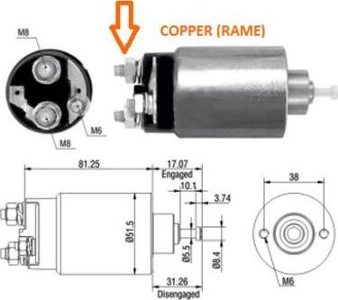 Hoffer 46007 - Ievilcējrelejs, Starteris www.autospares.lv