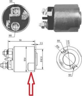 Hoffer 46085 - Ievilcējrelejs, Starteris www.autospares.lv