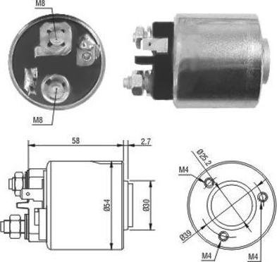 Hoffer 46083 - Ievilcējrelejs, Starteris www.autospares.lv