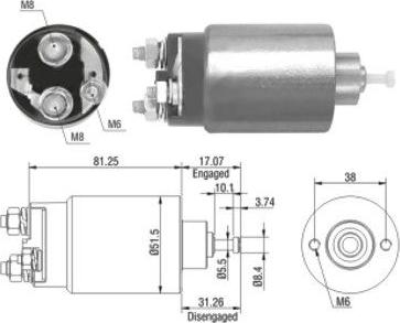 Hoffer 46082 - Ievilcējrelejs, Starteris www.autospares.lv